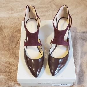 Marc Fisher "Dark Red" Suede shoes